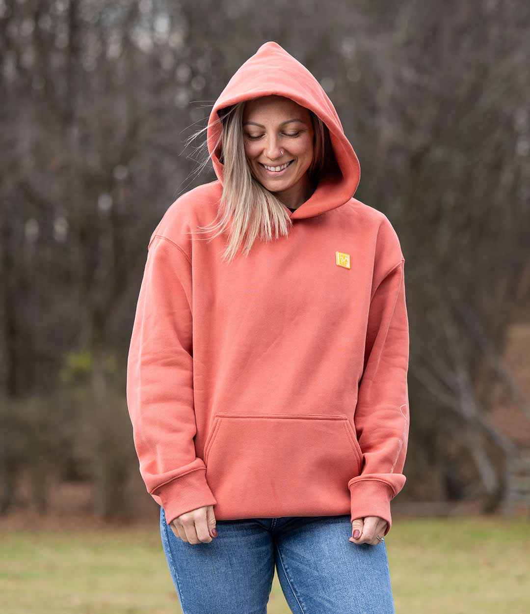 Women's Autumn Sunset Plush Hoodie