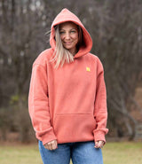 Women's Autumn Sunset Plush Hoodie