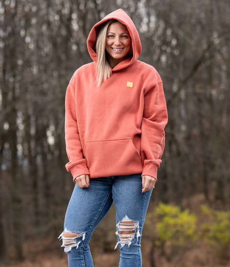 Women's Autumn Sunset Plush Hoodie