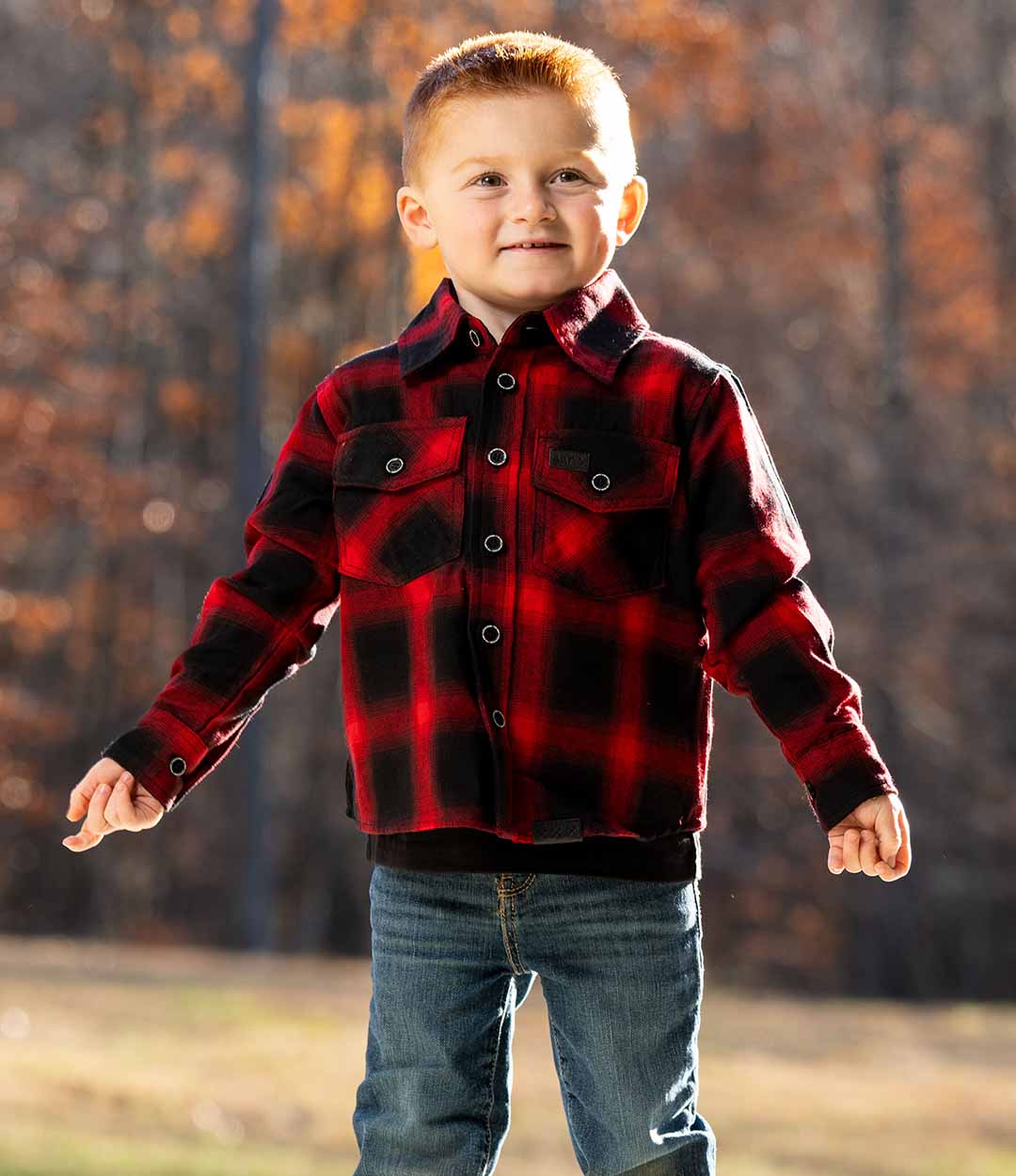 Toddler Scarlet Buffalo Backwoods Flannel