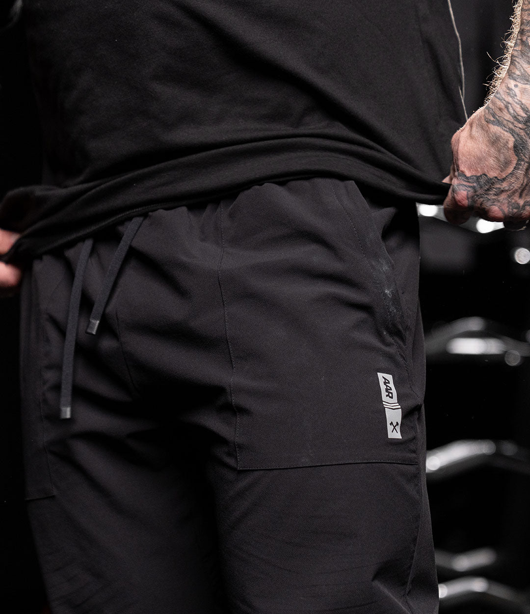 Training Joggers // Jet Black – All American Roughneck