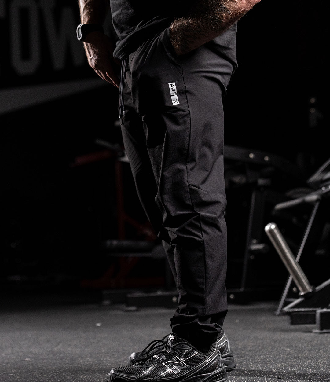 Training Joggers // Jet Black – All American Roughneck