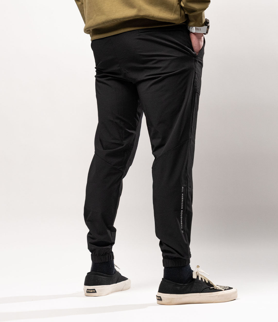 Training Joggers // Jet Black – All American Roughneck