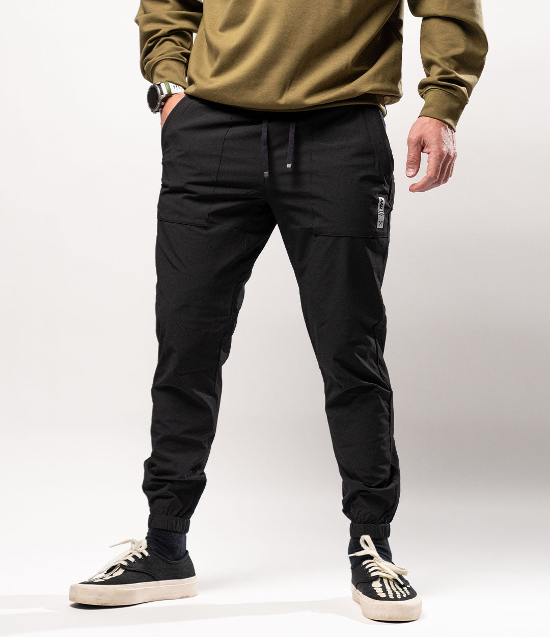 Training Joggers // Jet Black – All American Roughneck