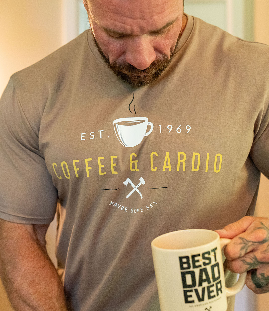 Custom Tee // Coffee & Cardio
