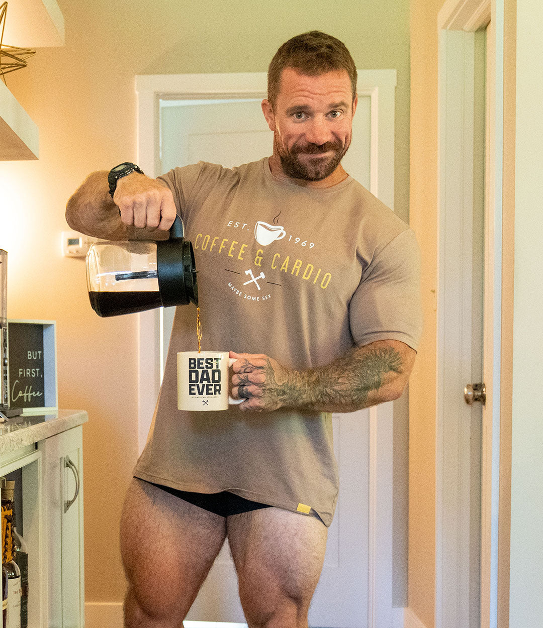Custom Tee // Coffee & Cardio