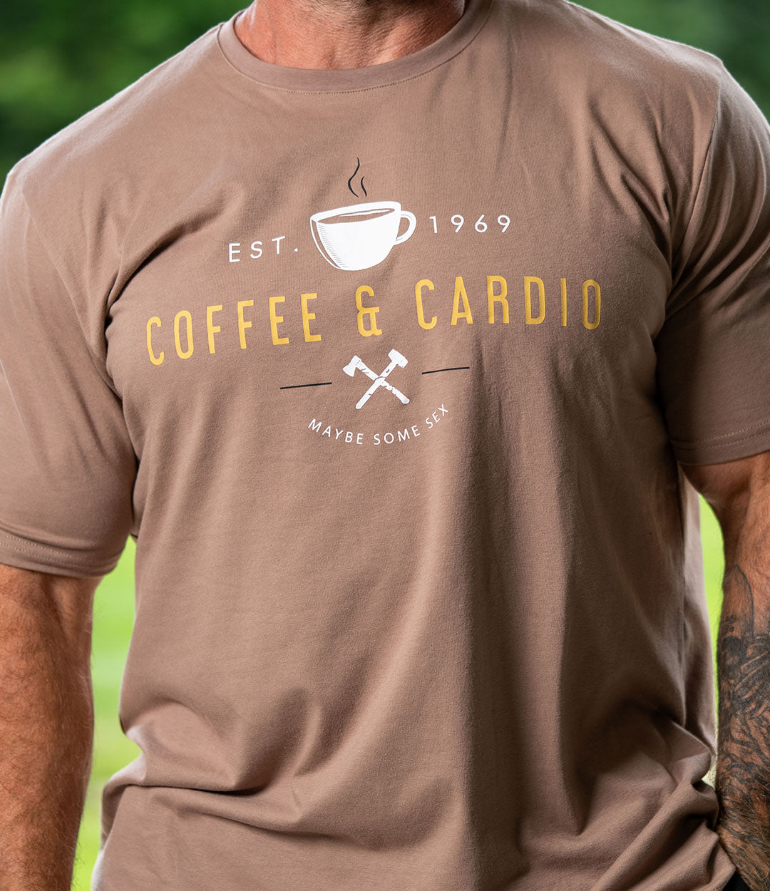 Custom Tee // Coffee & Cardio
