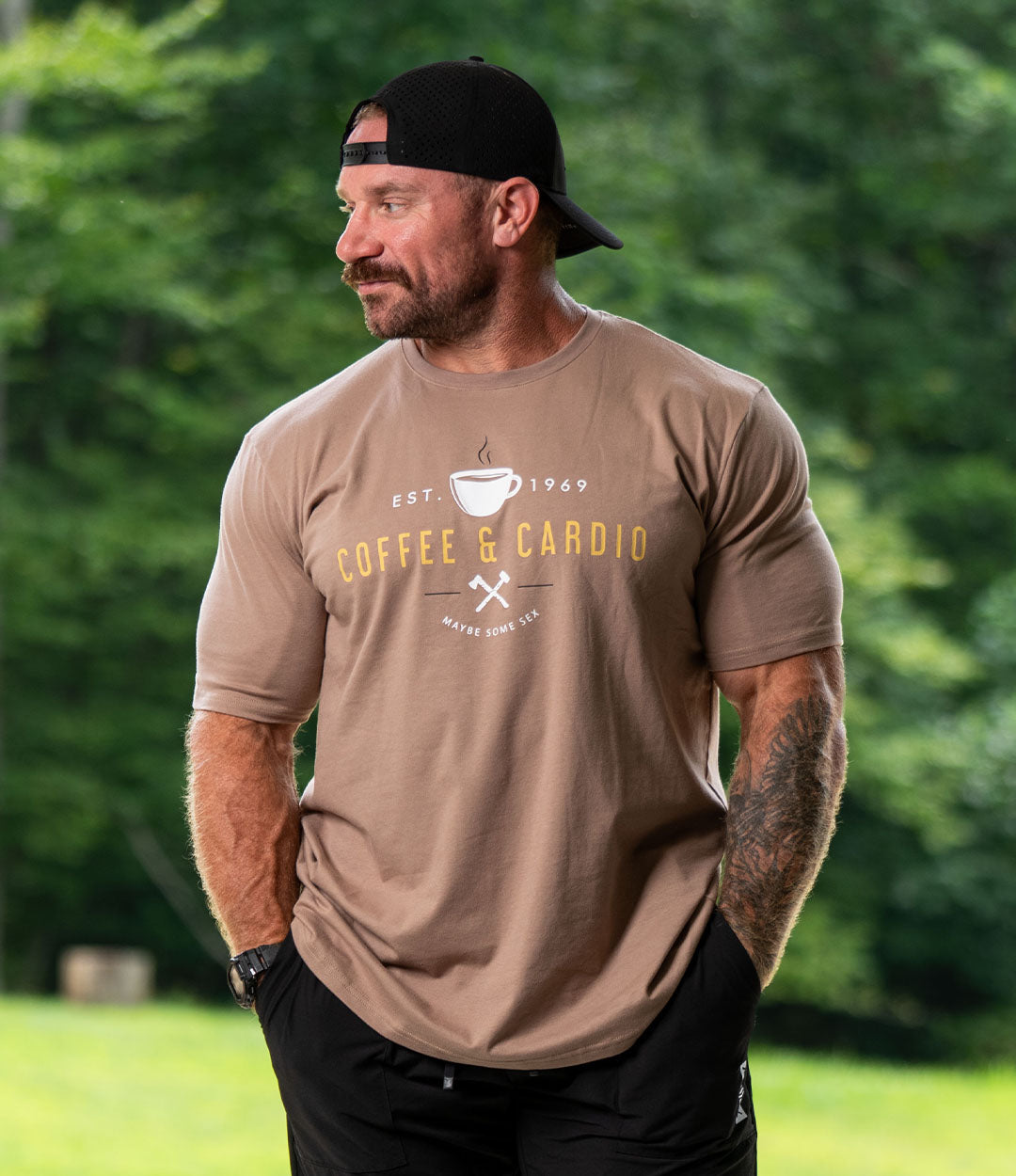 Custom Tee // Coffee & Cardio