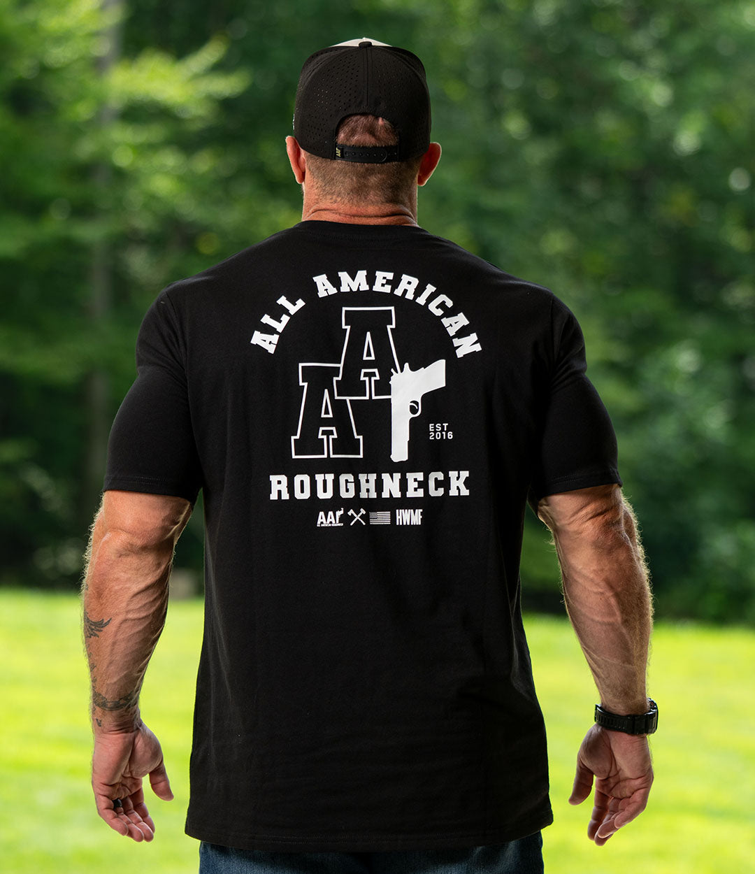 Custom Tee // Collegiate Badge