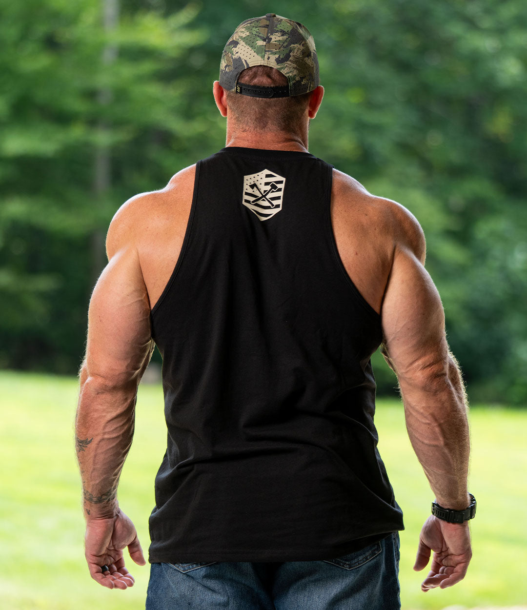 Seth Cut Tee // Wooded Earth Camo