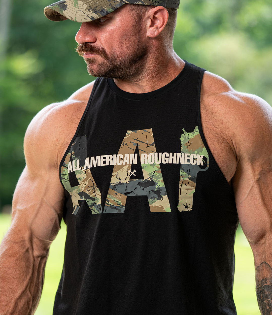 Seth Cut Tee // Wooded Earth Camo