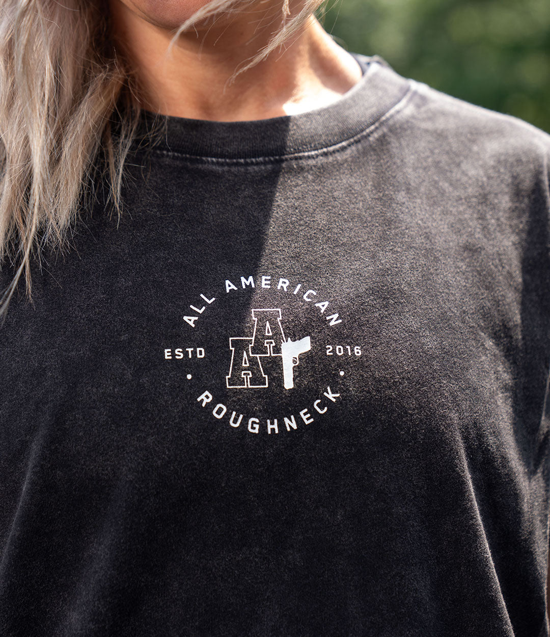 Women's Relaxed Tee // Collegiate Badge