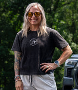 Women's Relaxed Tee // Collegiate Badge