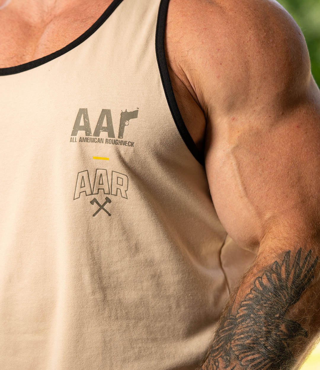 AAR Stacked Logo Tank – All American Roughneck