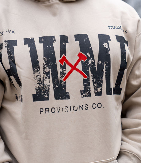 Light Plush Hoodie // Distressed HWMF