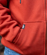Sherpa Work Zip-Up // Burnt Rust