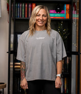 Crop Drop Shoulder // Steel Thorns