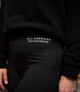 Open Hem Leggings // Black