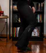 Open Hem Leggings // Black