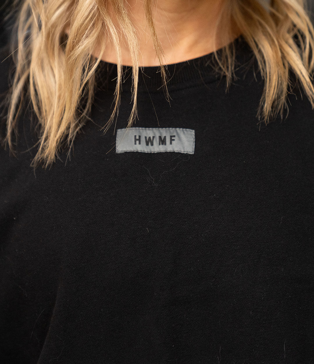Women's Cropped Crew // Monogram Sage
