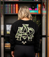 Women's Cropped Crew // Monogram Sage