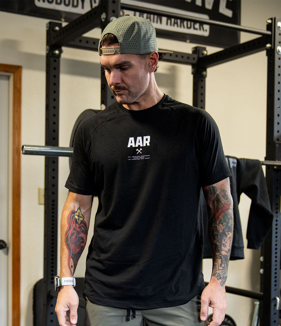 Raglan Tee // No Problems – All American Roughneck