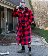 Plush Robe // Buffalo Check