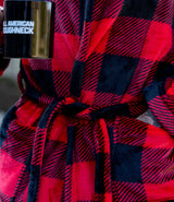 Plush Robe // Buffalo Check