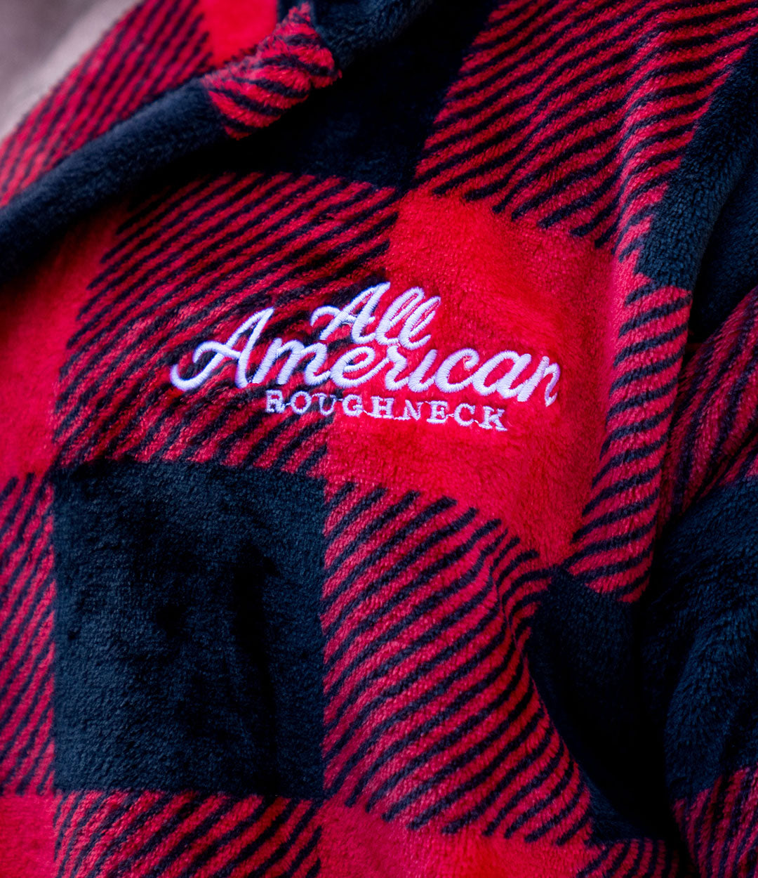 Plush Robe // Buffalo Check