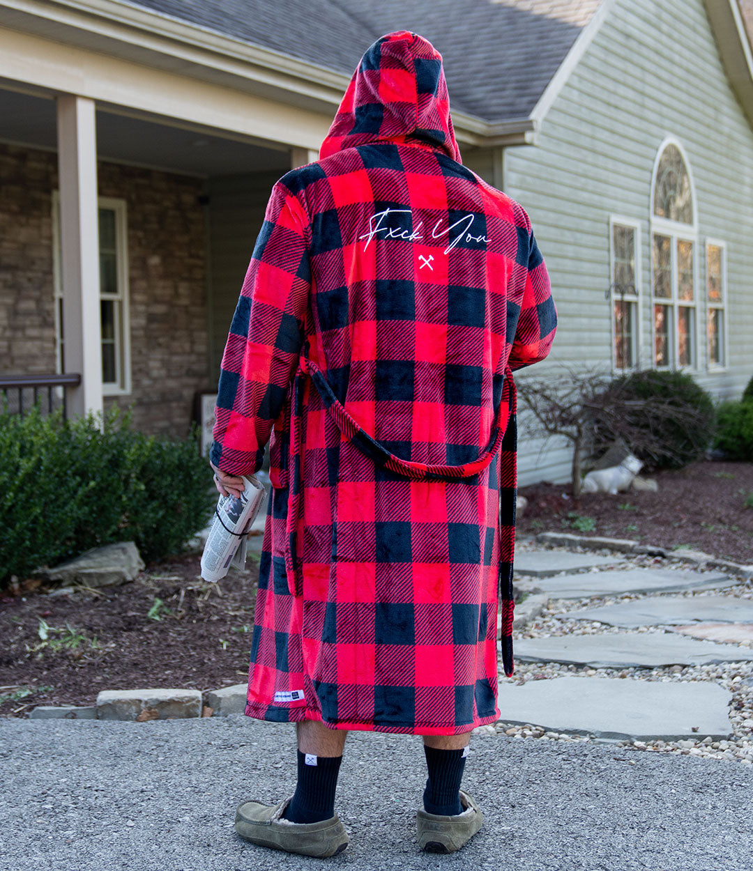 Plush Robe // Buffalo Check
