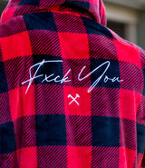 Plush Robe // Buffalo Check