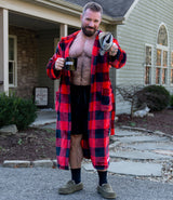 Plush Robe // Buffalo Check