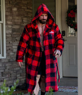 Plush Robe // Buffalo Check
