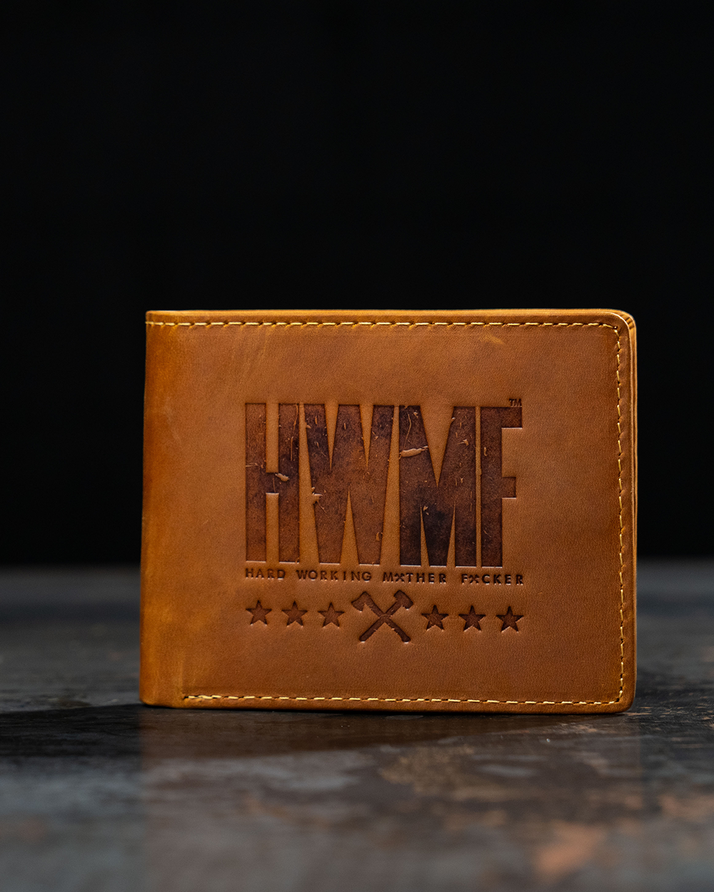 Leather HWMF Wallet - All American Roughneck