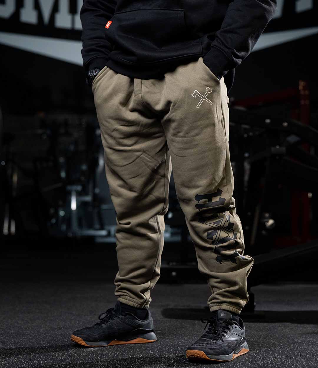 【size5か6】ラッセルノ HUNDER TERRY SLIM パンツ Gothic HWMF French Terry Joggers – All American Roughneck