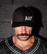 Mesh Back Flex // White on Black