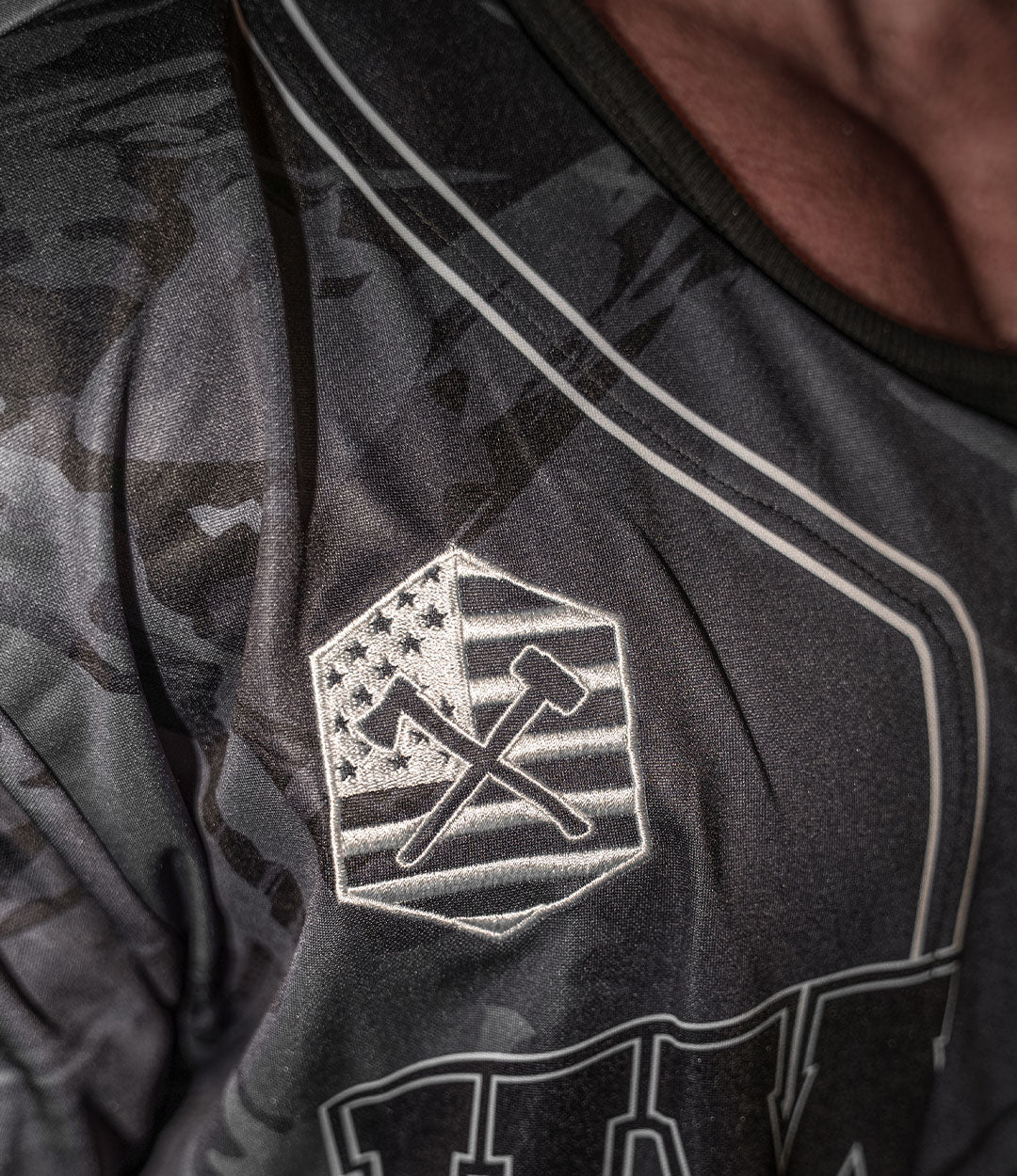 Baseball Jersey // AAR Blackout Camo