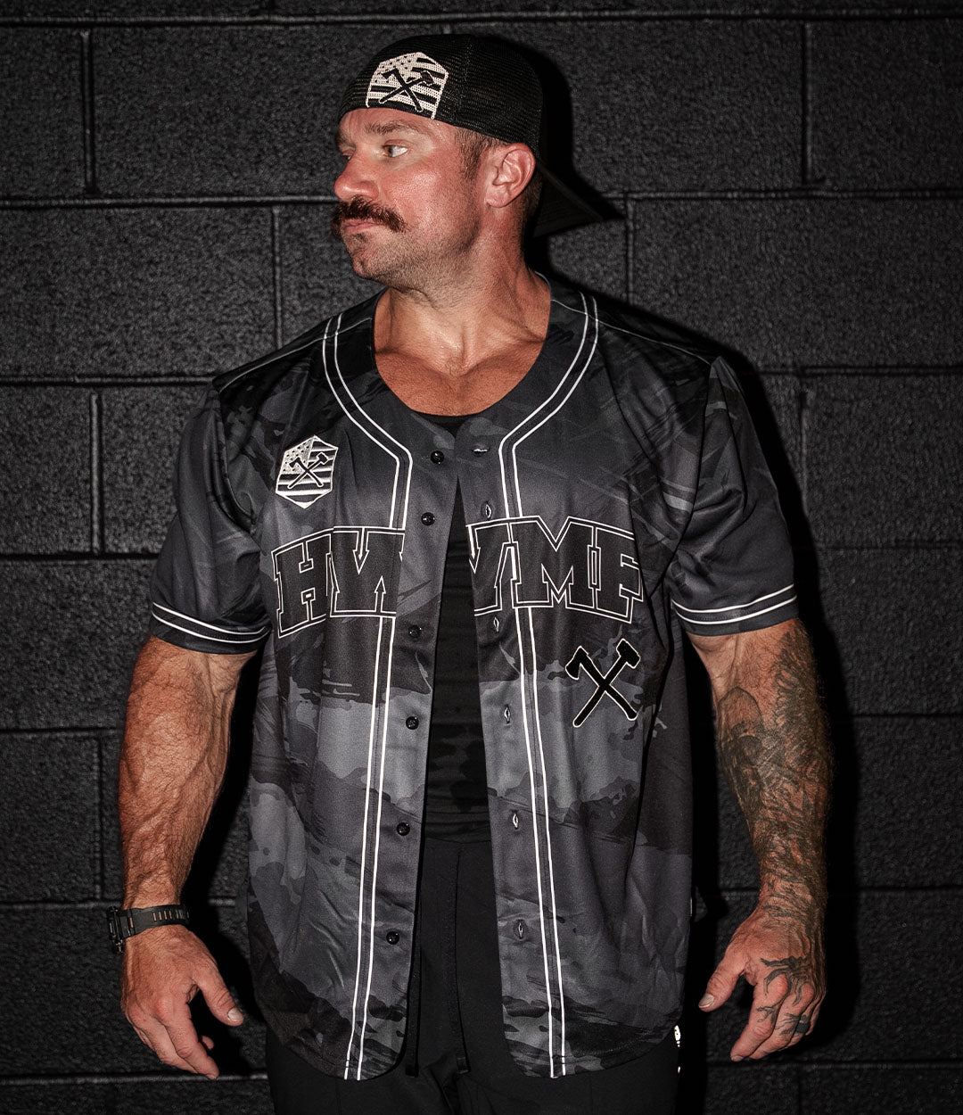 Baseball Jersey // AAR Blackout Camo