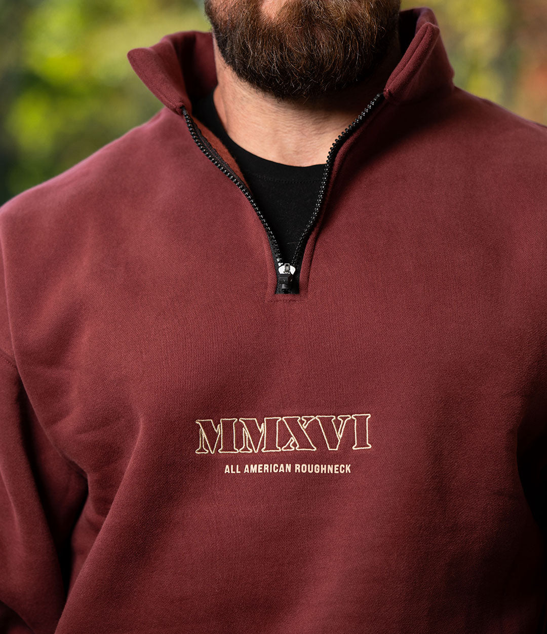 MMXVI Plush Quarter-Zip – All American Roughneck