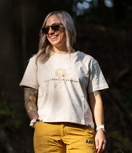 Women's Relaxed Tee // Beige Thorn