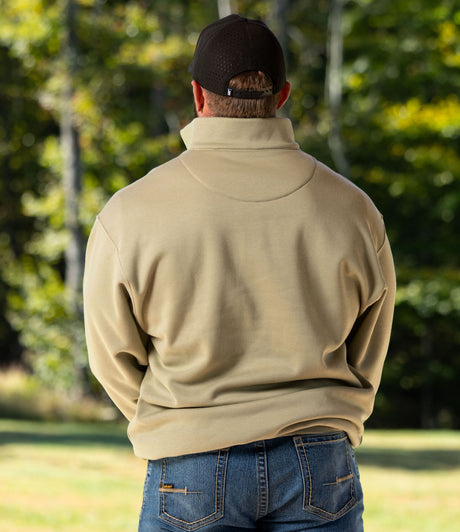 Light Plush Quarter Zip // Dusty Sage