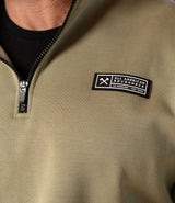 Light Plush Quarter Zip // Dusty Sage