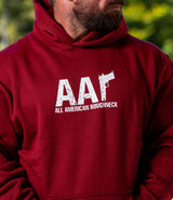 Logo Light Plush Hoodie // Brick Red