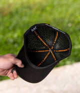 6 Panel Performance // Orange on Black Icon