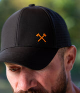 6 Panel Performance // Orange on Black Icon