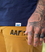 Custom Tee // Navy Blue Badge
