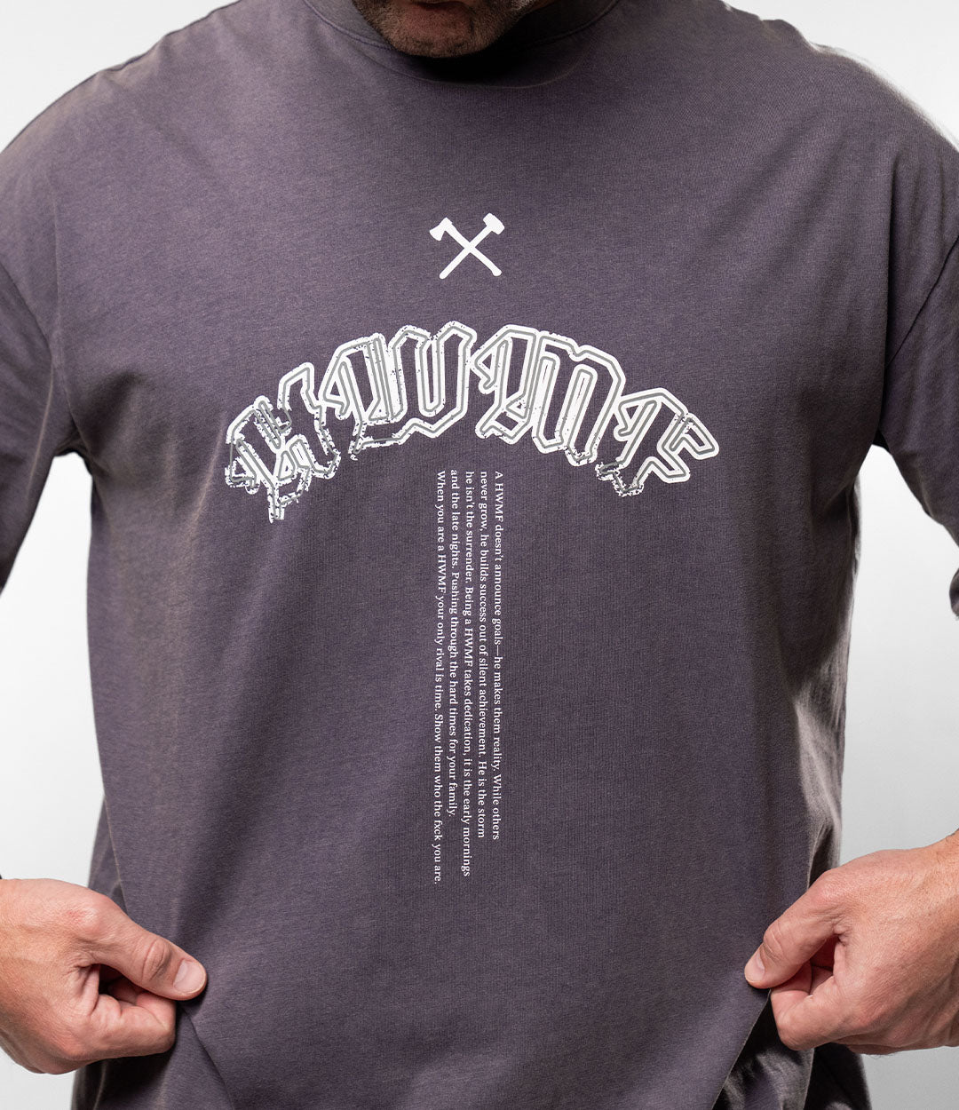 Drop Shoulder // Acid Wash Midnight Purple