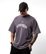 Drop Shoulder // Acid Wash Midnight Purple