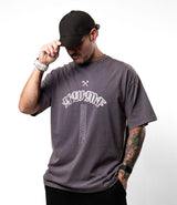 Drop Shoulder // Acid Wash Midnight Purple