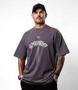 Drop Shoulder // Acid Wash Midnight Purple